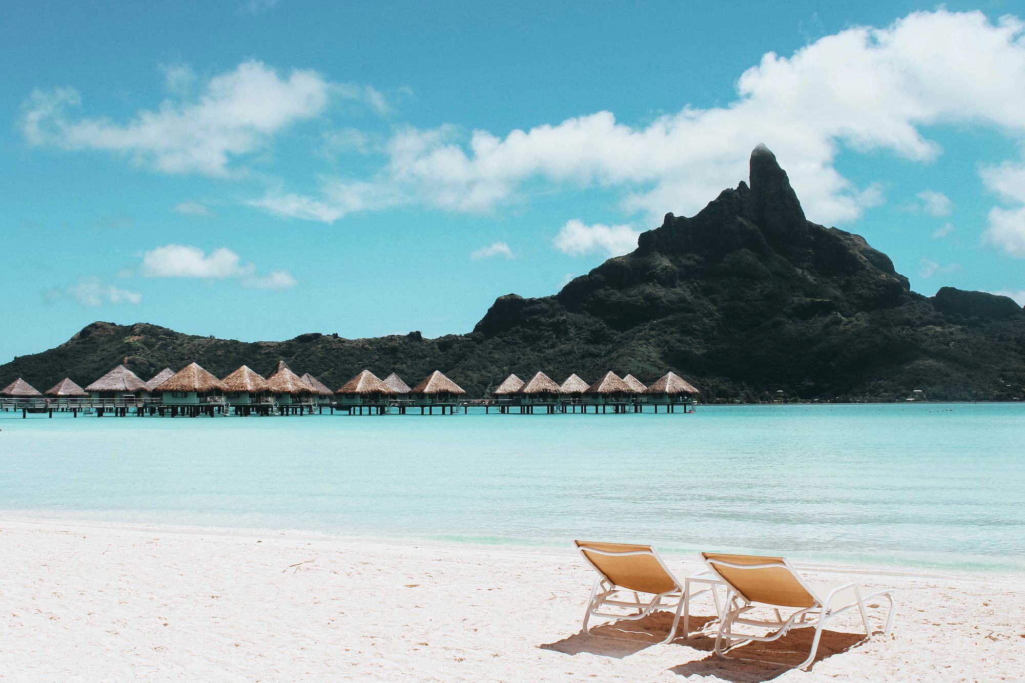 Tropical island shore